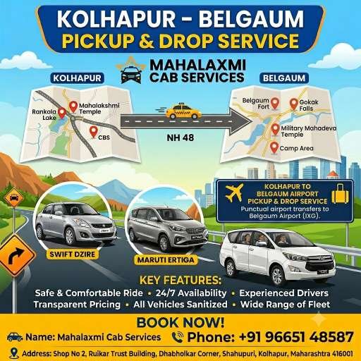 Kolhapur To Belgaum Cab Service